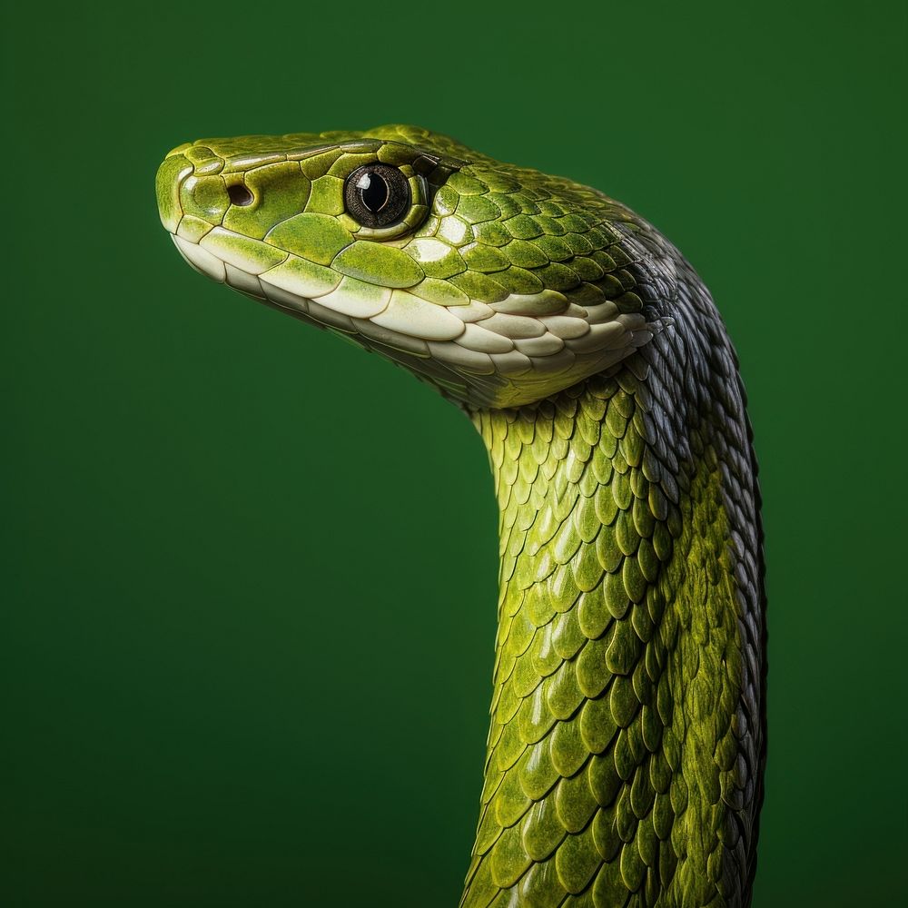 Snake side portrait profile reptile animal wildlife.
