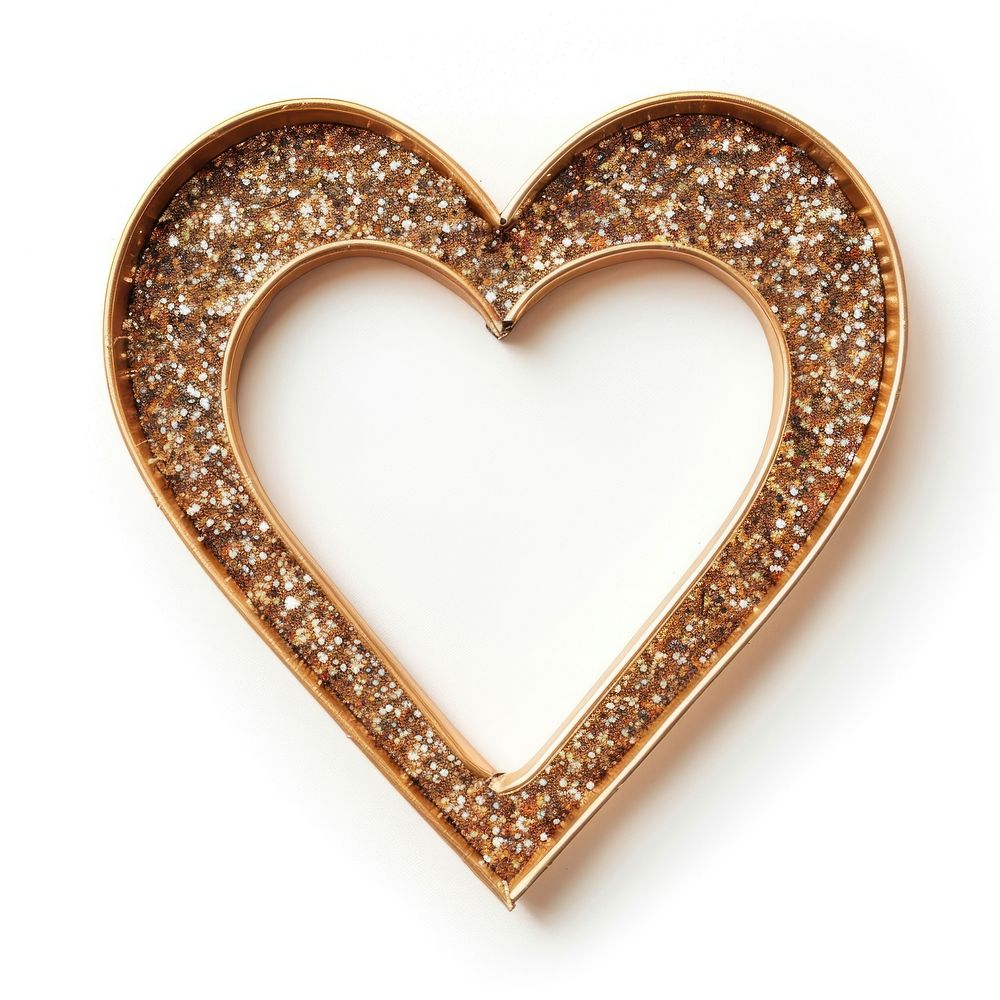 Frame glitter heart shape accessories accessory gemstone.