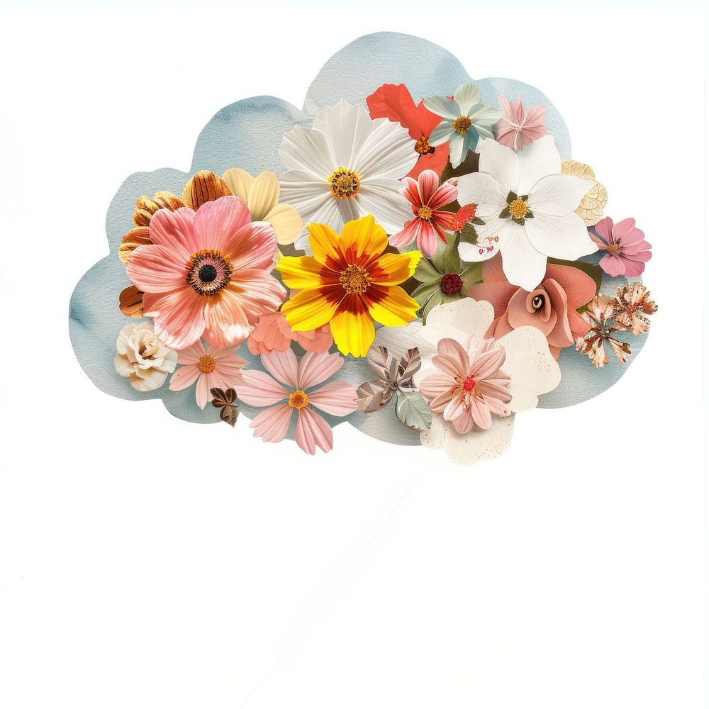 Flower Collage Cloud icon flower accessories asteraceae.