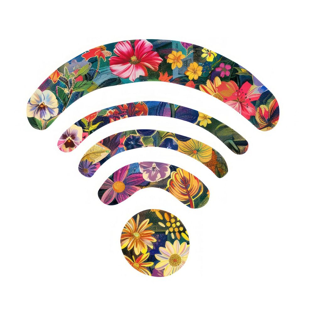 Flower Collage Wifi icon accessories accessory.
