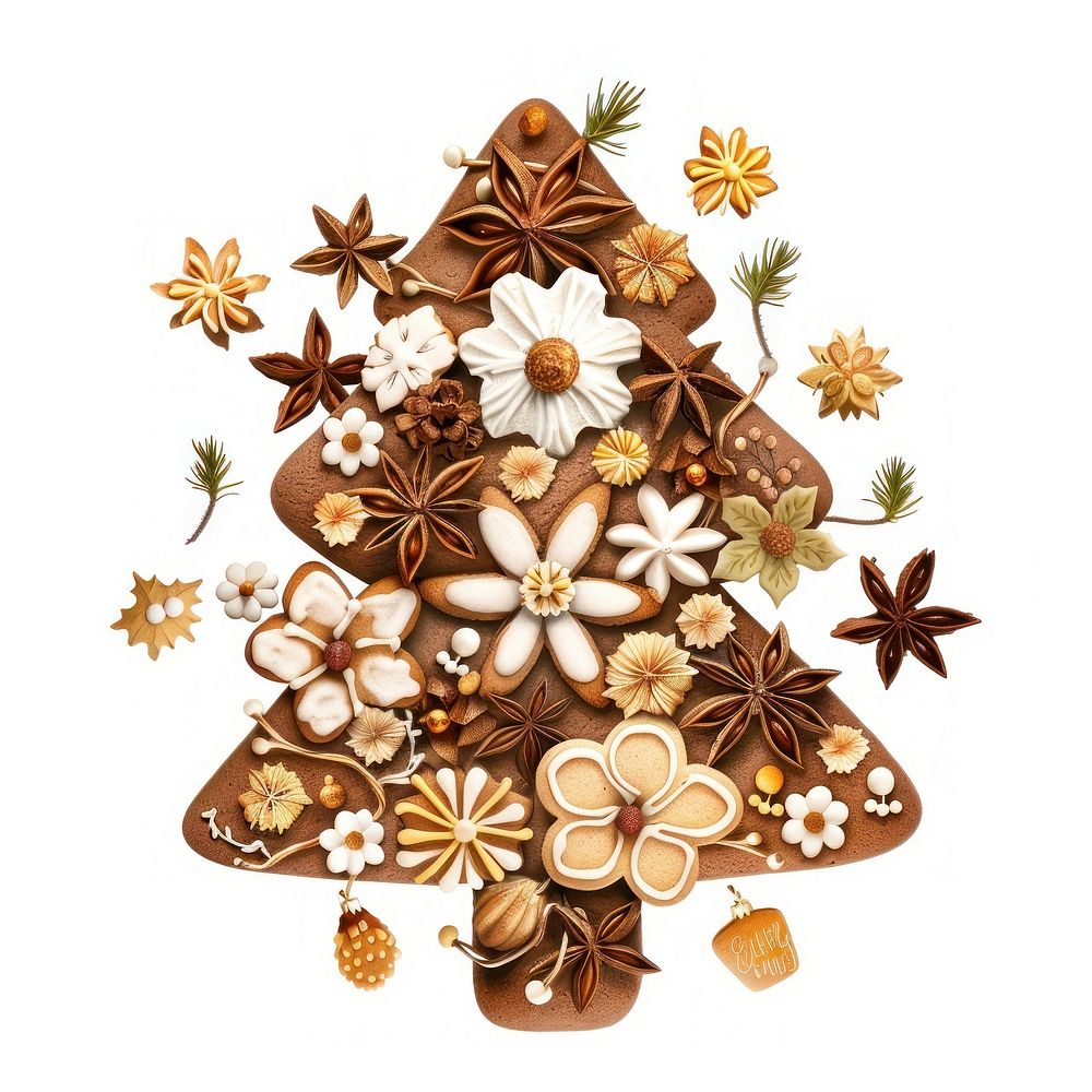 Flower Collage Gingerbread gingerbread confectionery chandelier.