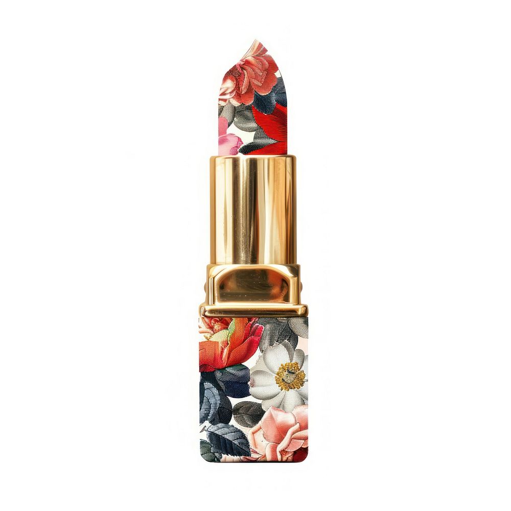 Flower Collage lipstick cosmetics smoke pipe.