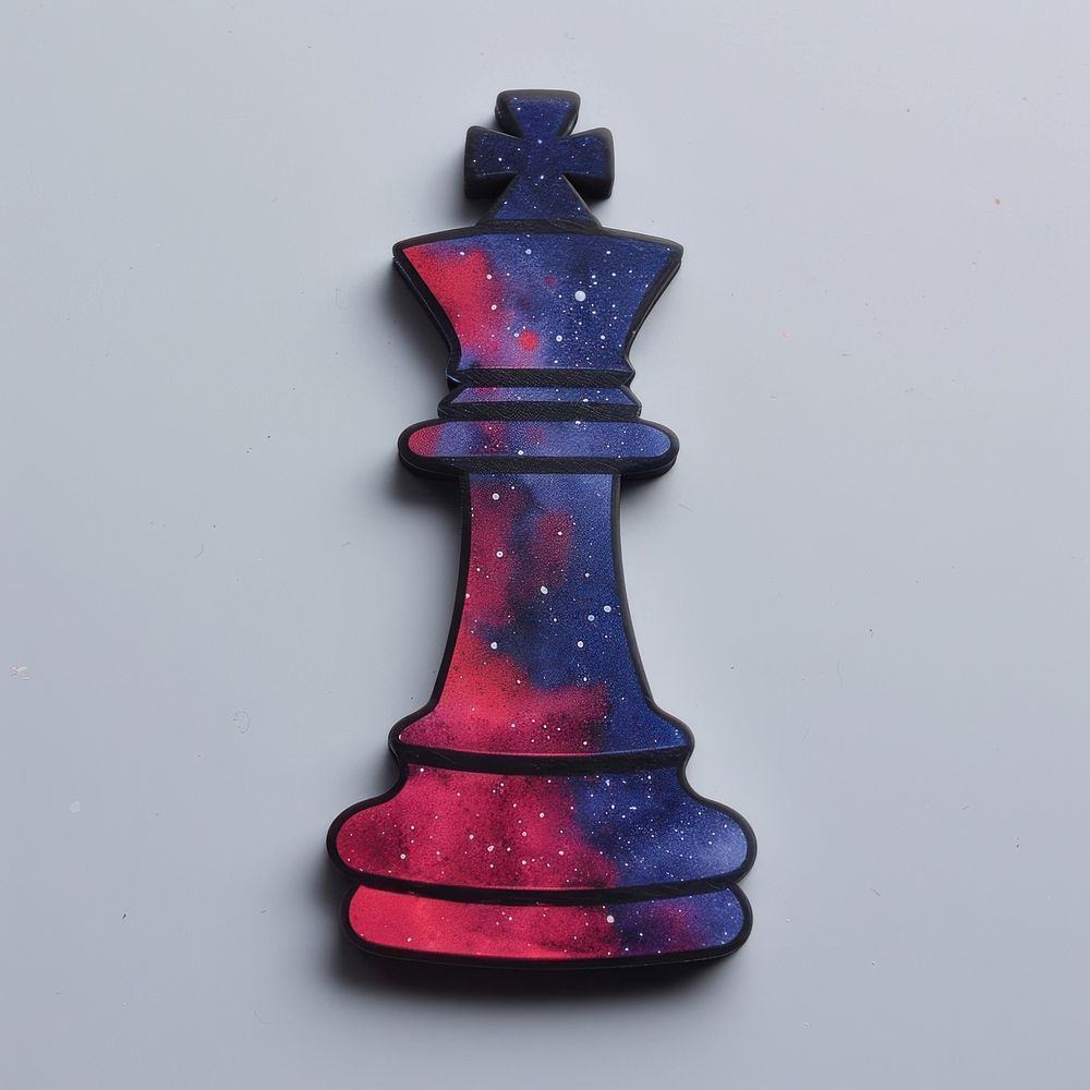 Acrylic pouring Chess chess game smoke pipe.