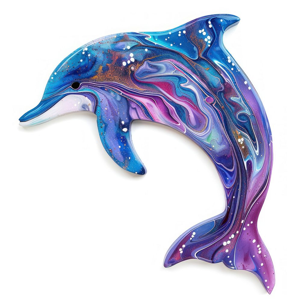 Acrylic pouring Dolphin dolphin accessories appliance.