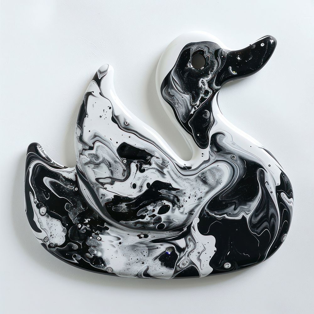 Acrylic pouring Duck accessories accessory porcelain.