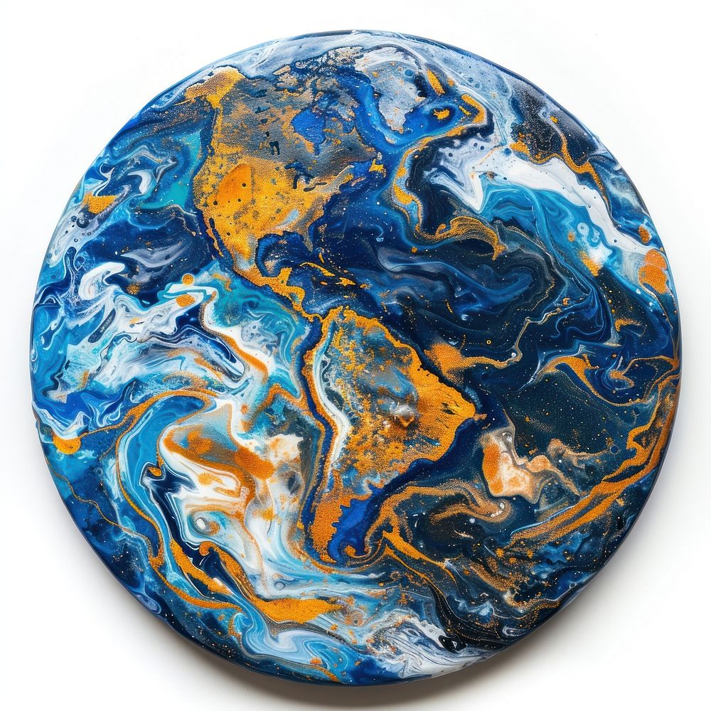 Acrylic pouring Earth accessories accessory astronomy.