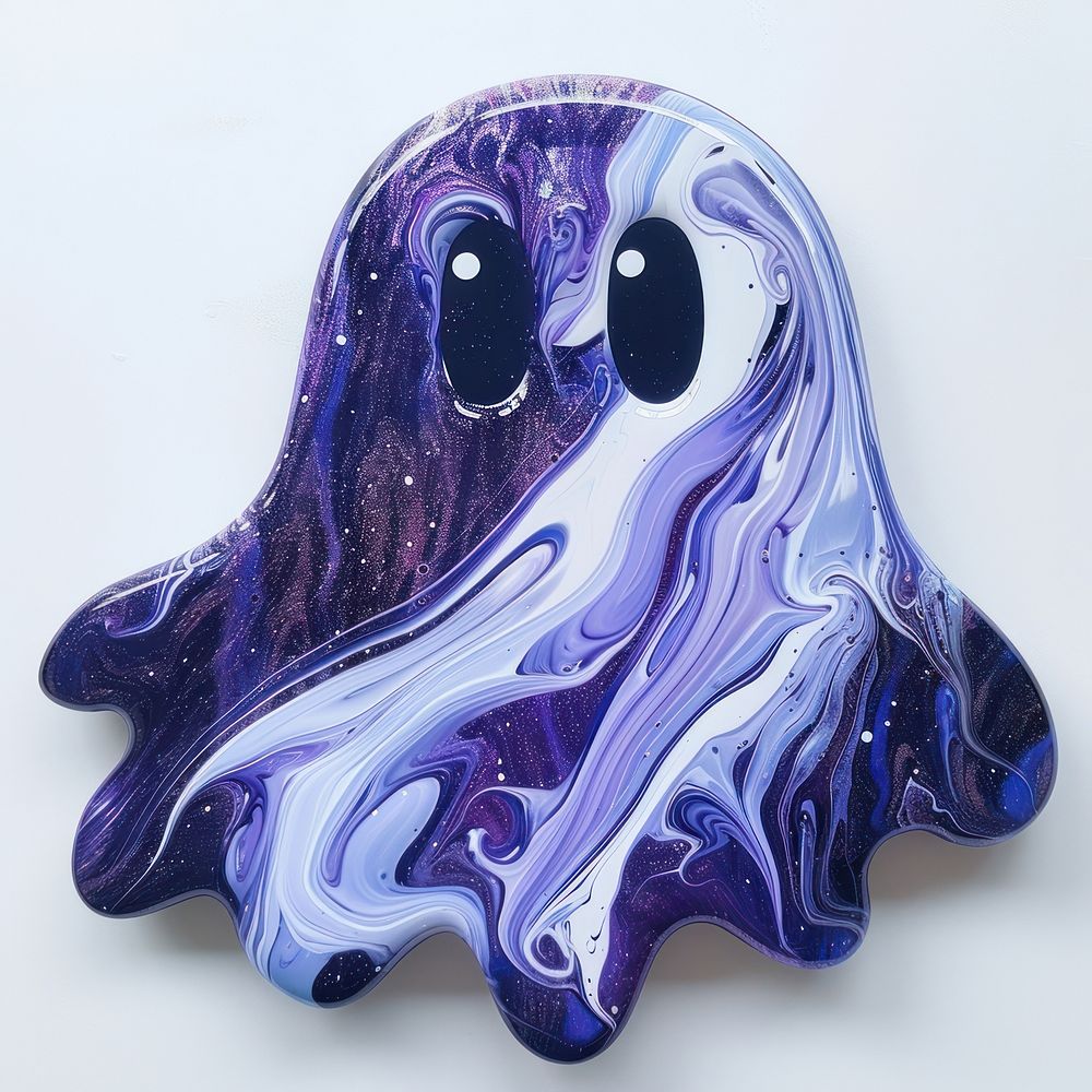 Acrylic pouring Ghost accessories accessory gemstone.