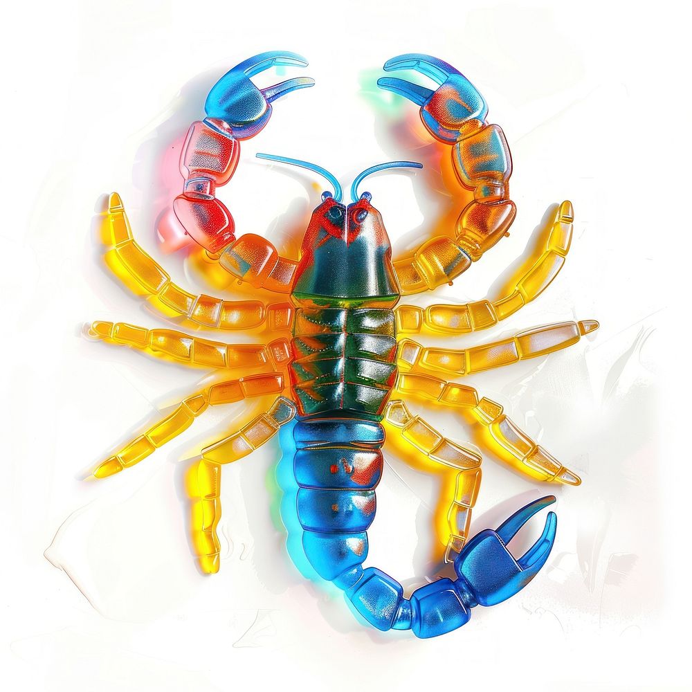 Scorpion made from polyethylene scorpion invertebrate weaponry.