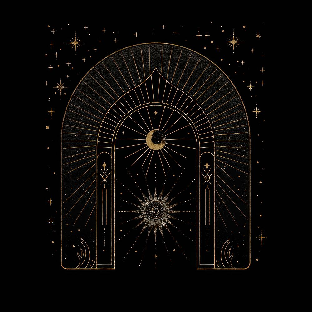 Surreal aesthetic Door logo architecture building worship.