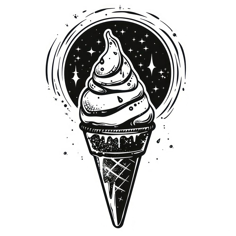 Ice Cream logo cream ice cream dessert.