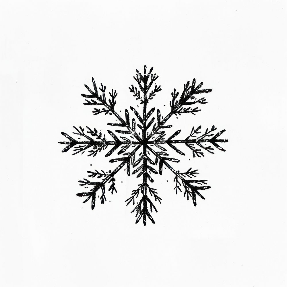 Snowflake outdoors nature plant.