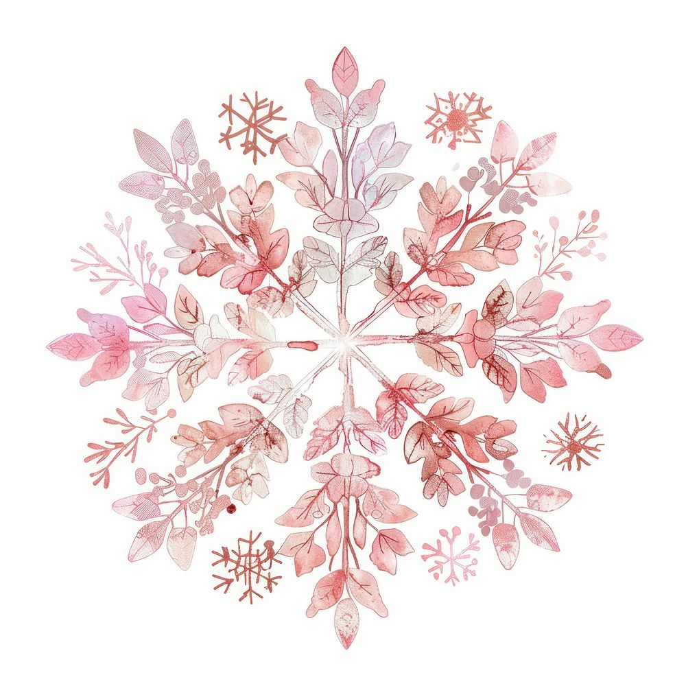Aesthetic of snowflake art chandelier graphics.