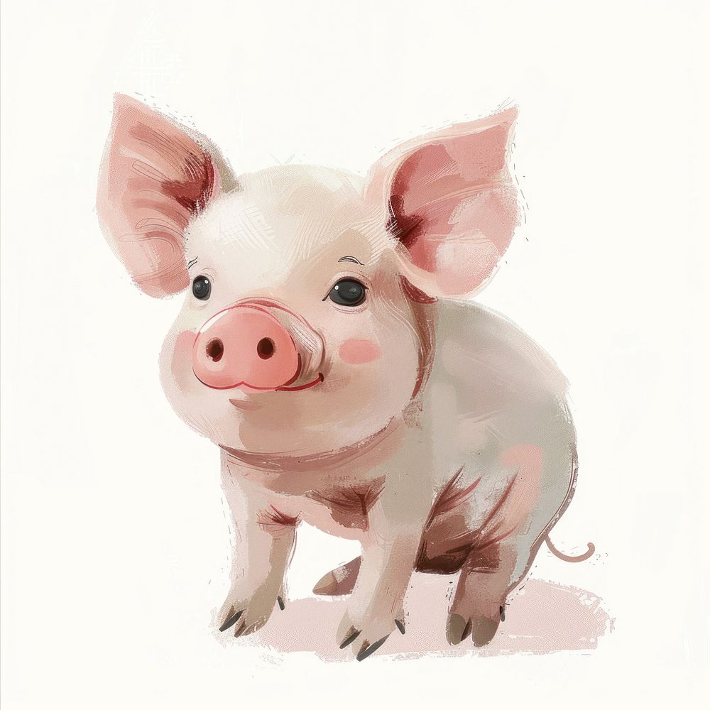 Aesthetic of pig animal mammal hog.