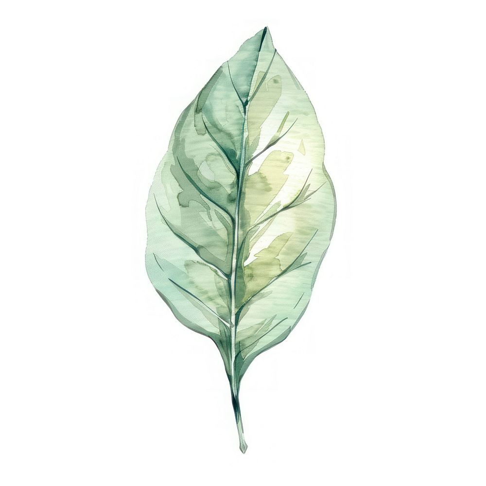 Aesthetic leaf in boho tobacco plant.