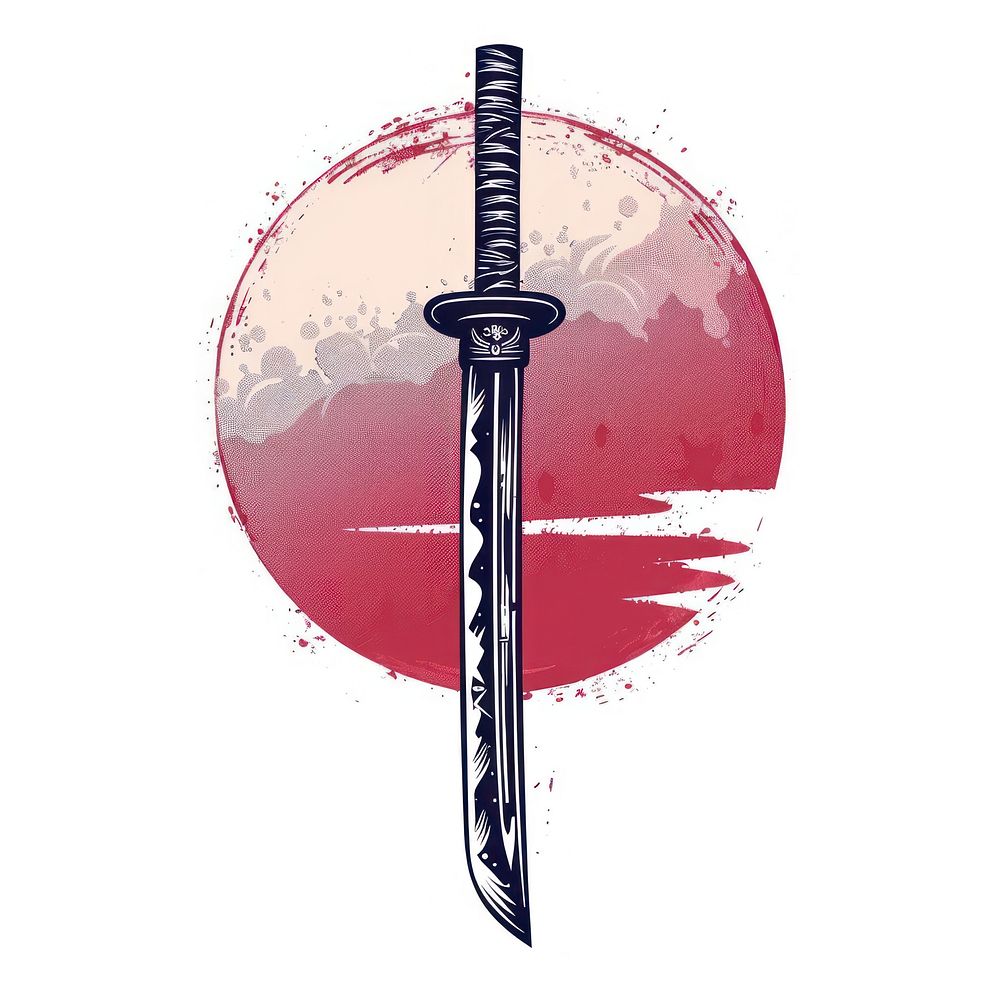Boho aesthetic katana logo weapon weaponry dagger.