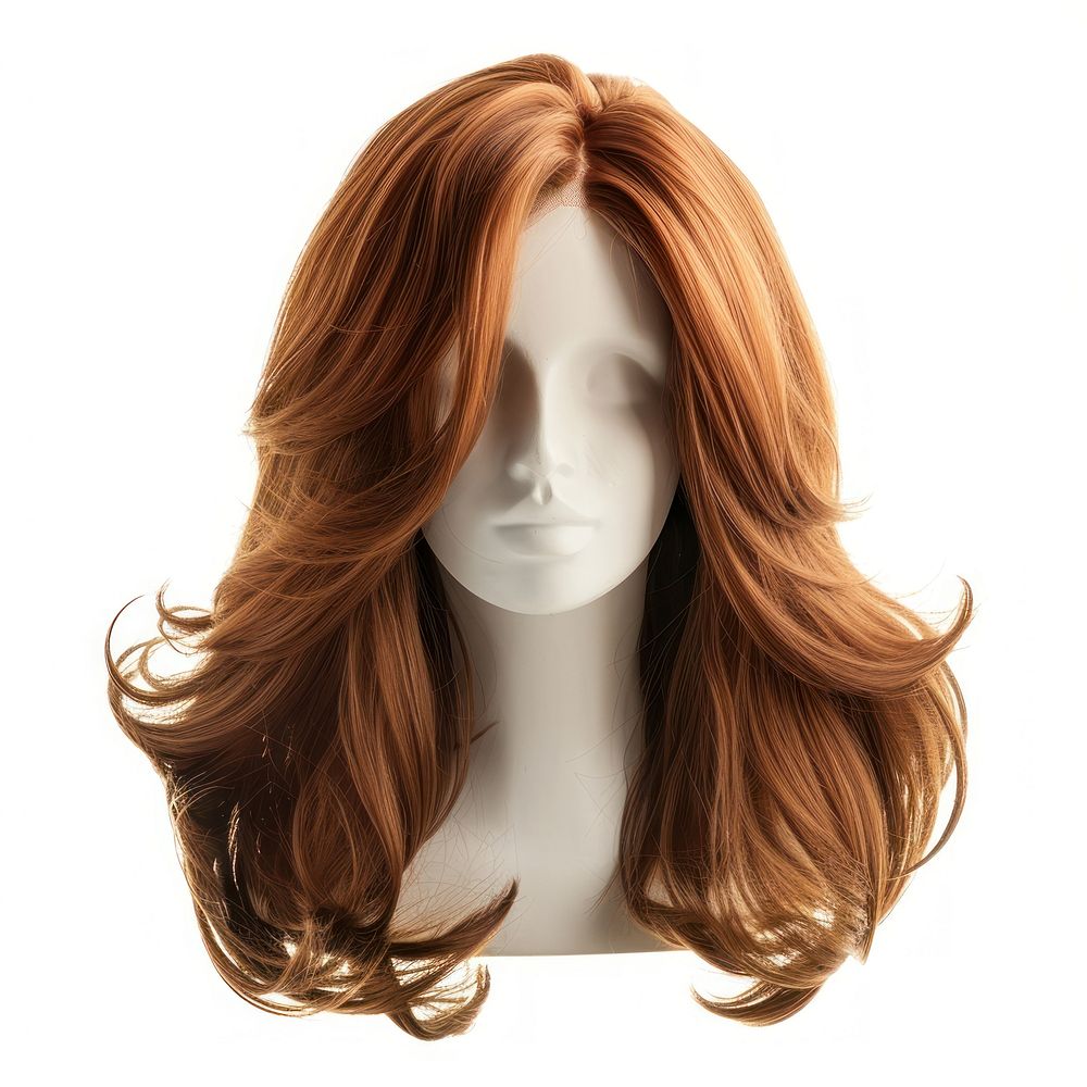 Photo of wig head female person.