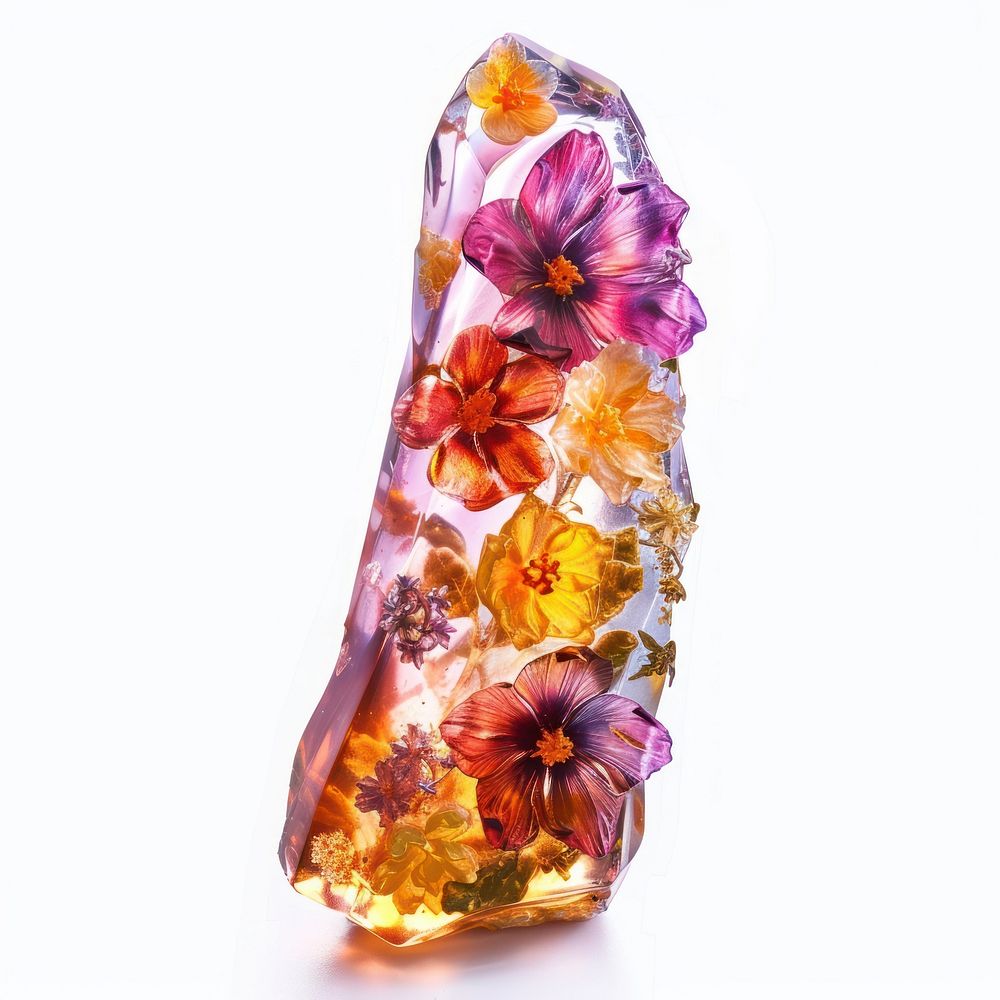 Flower resin whistle shaped accessories accessory cosmetics.