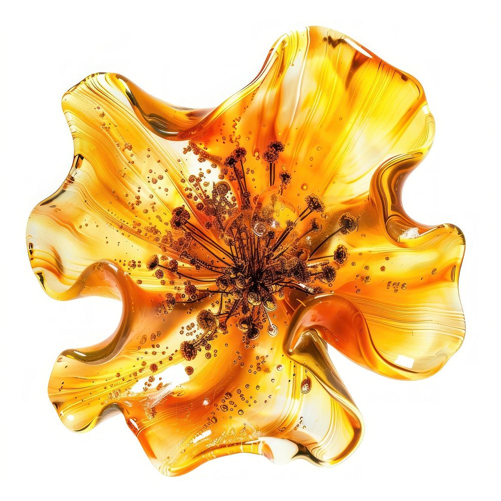 Flower resin wildfire shaped accessories accessory clothing.
