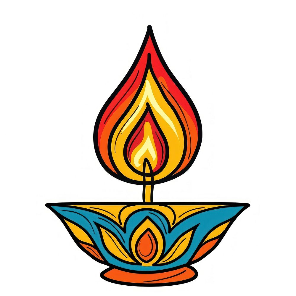 Diwali lantern festival flame fire.