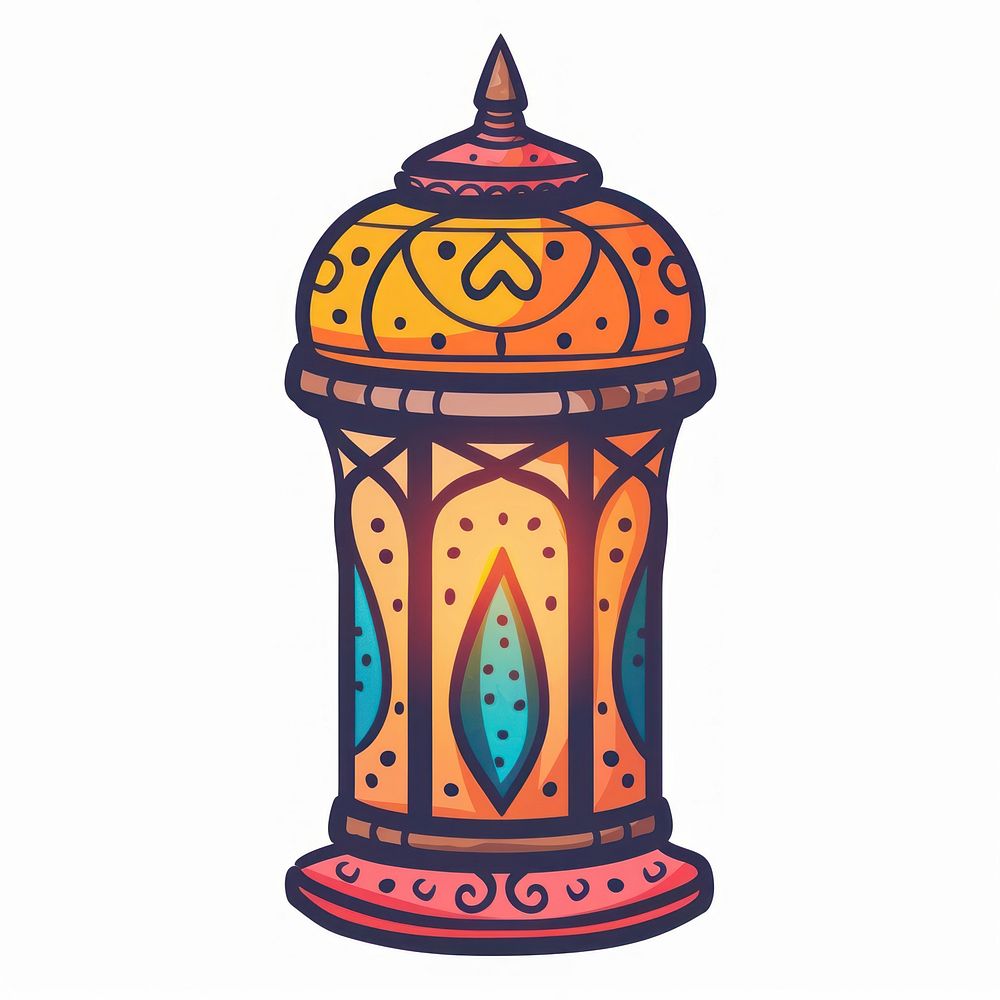 Ramadan lantern art letterbox mailbox.