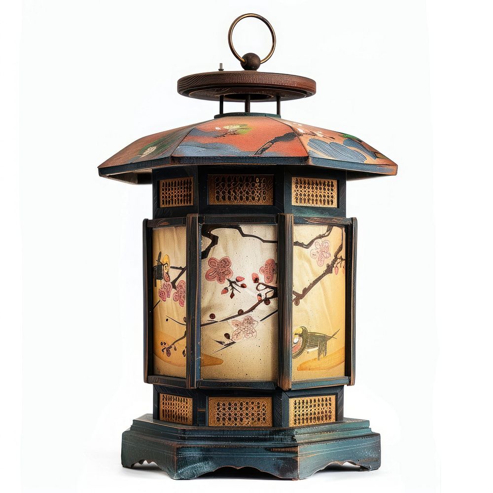 Japanese lantern letterbox mailbox lamp.