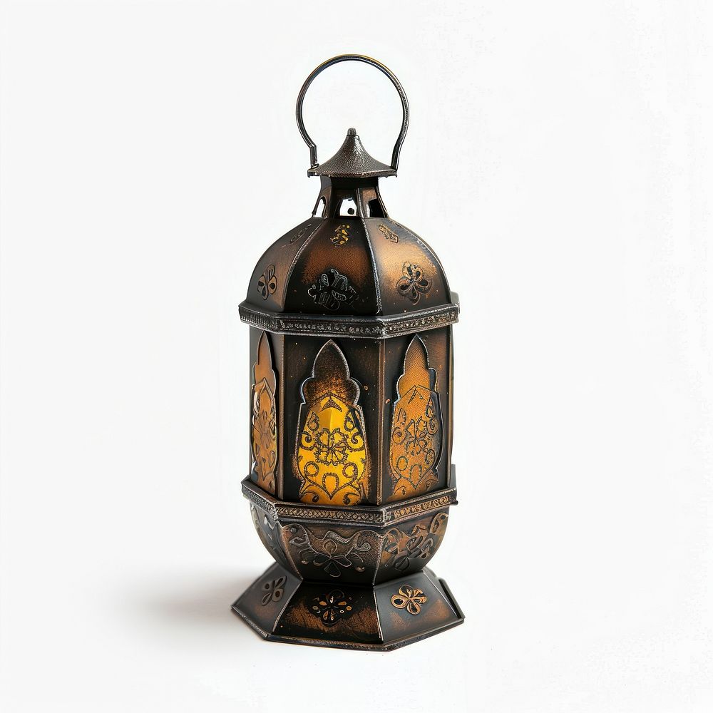 Ramadan lantern cosmetics perfume bottle.