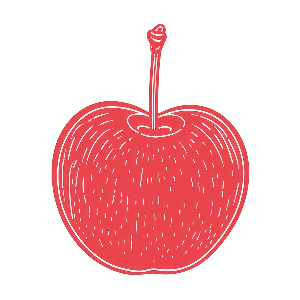 A vector graphic of cherry produce ketchup fruit.