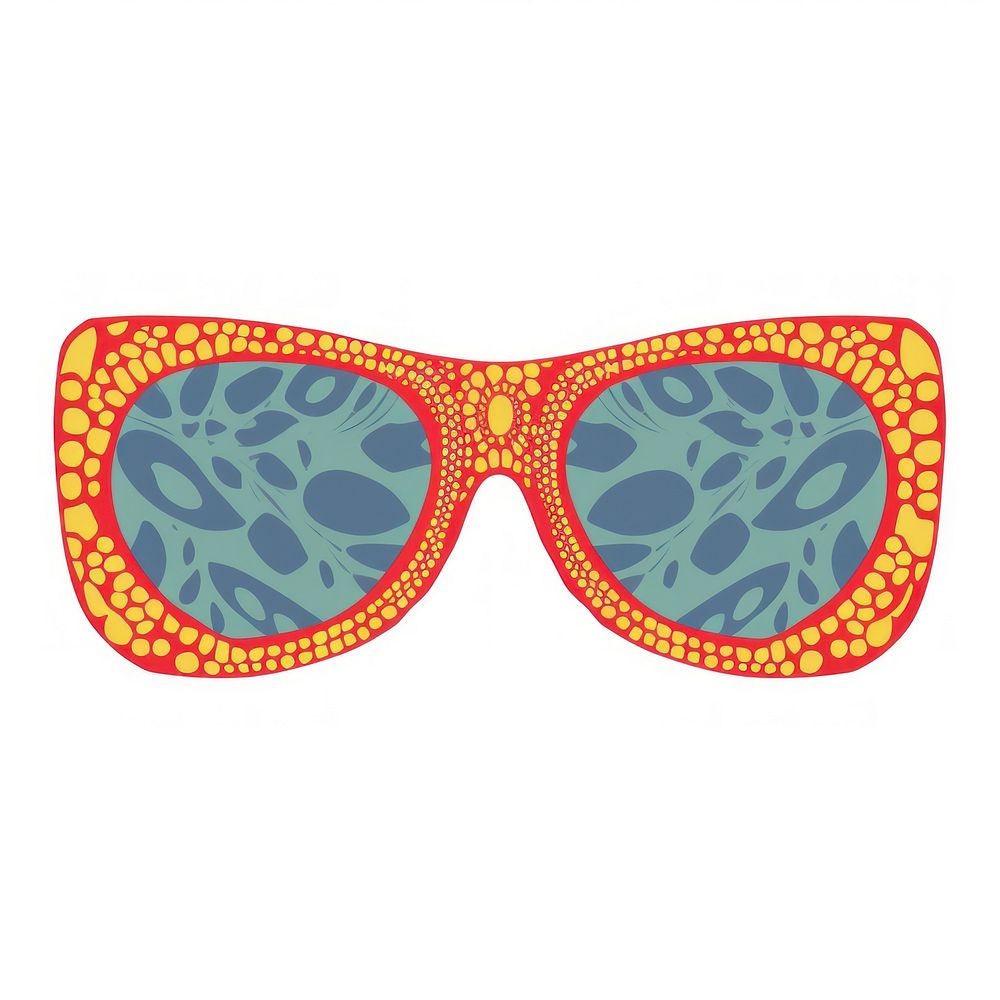 A vector graphic of sunglasses accessories accessory.