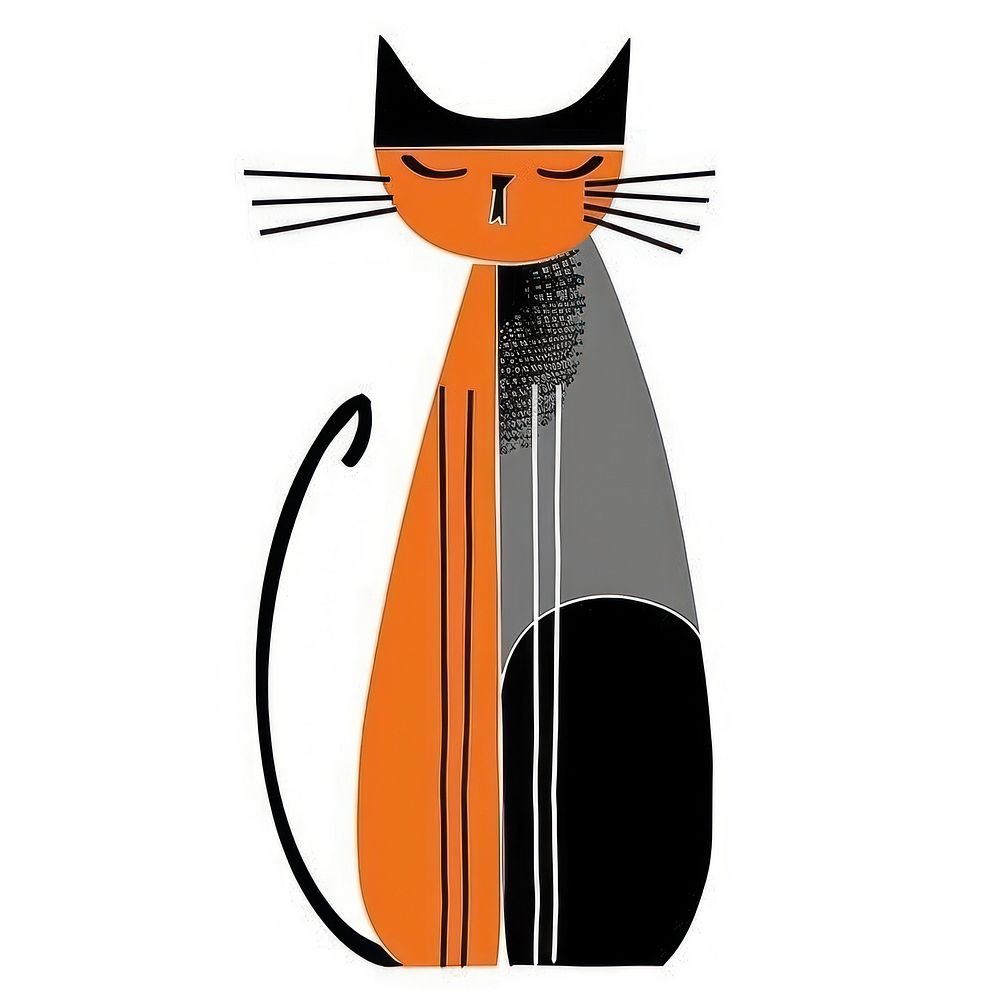 Cat illustrtion animal mammal symbol.