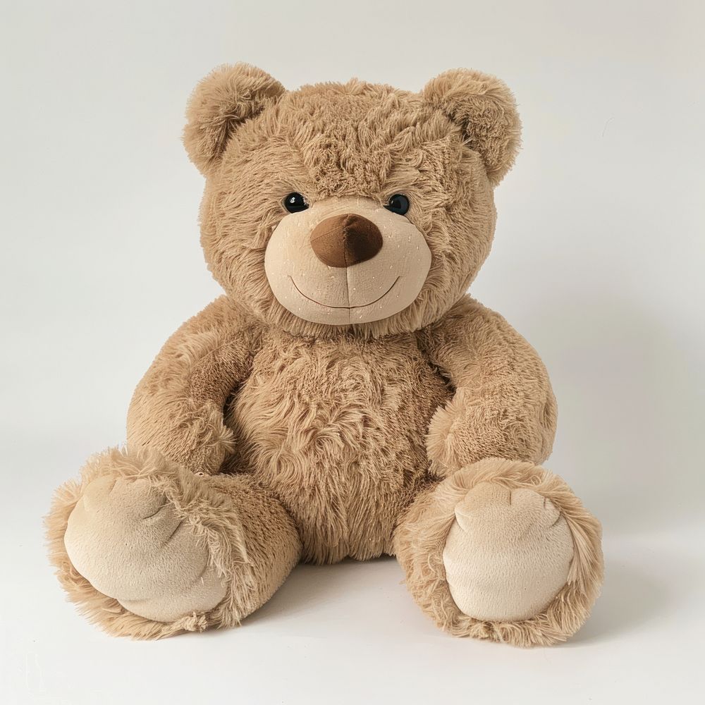 Cute teddy bear plush toy.