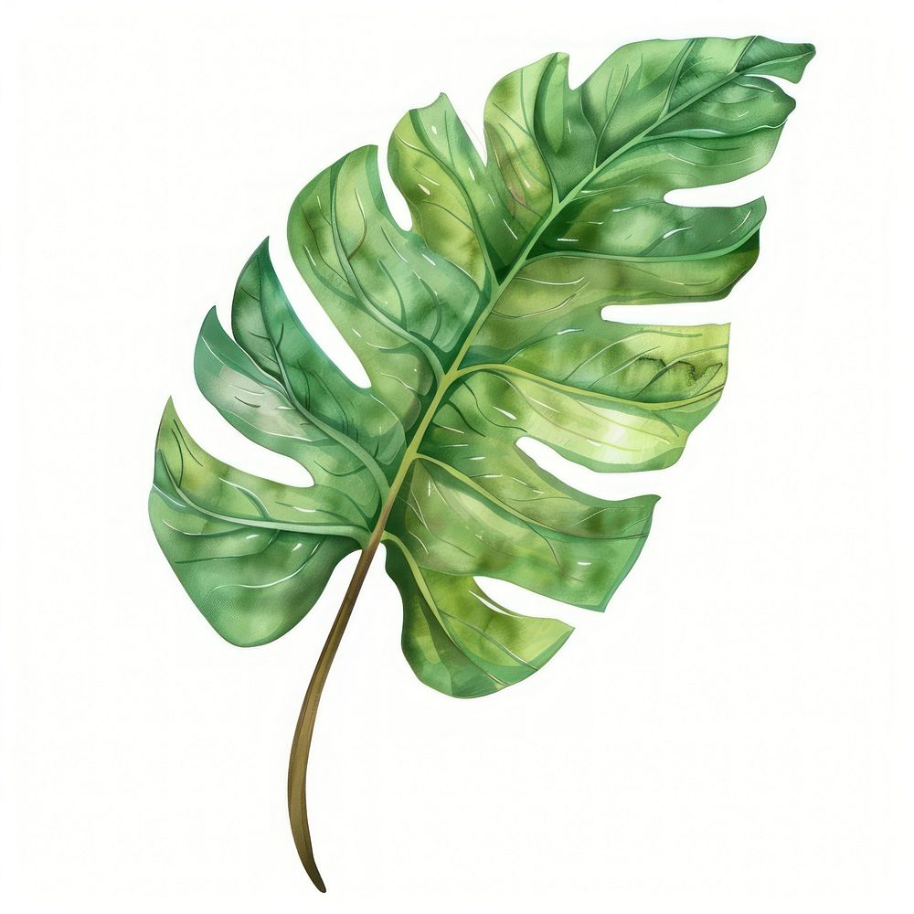 Cute tropical leaves plant leaf fern.