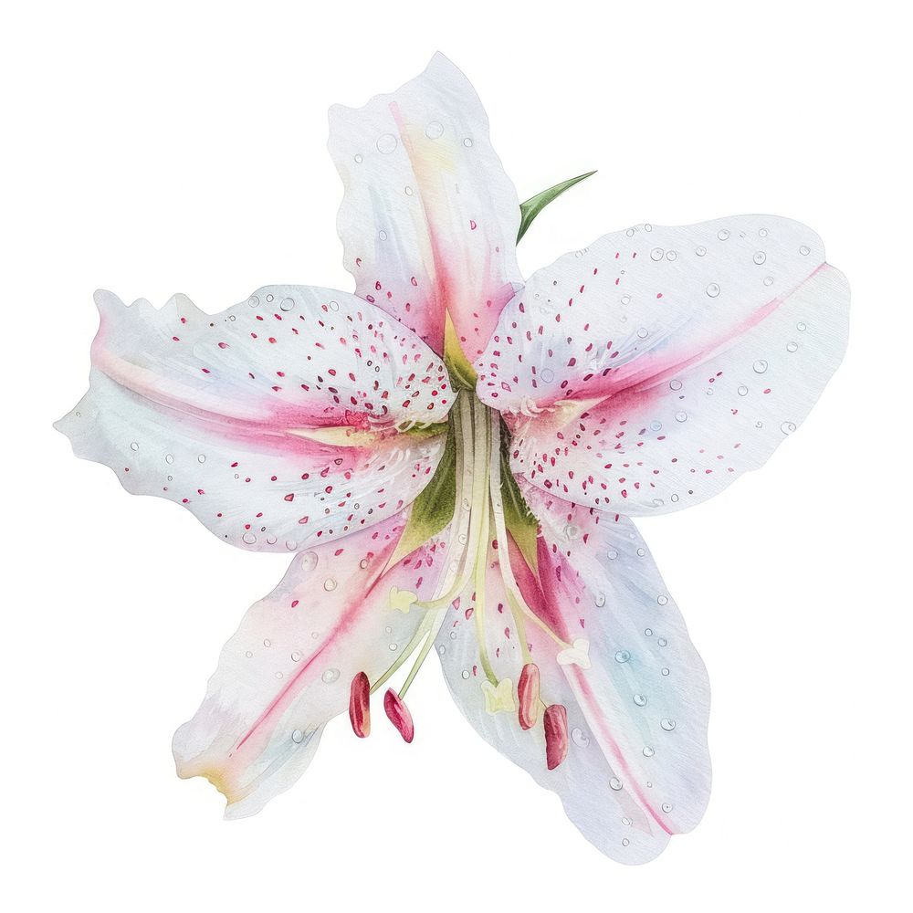 Lily blossom flower anther.