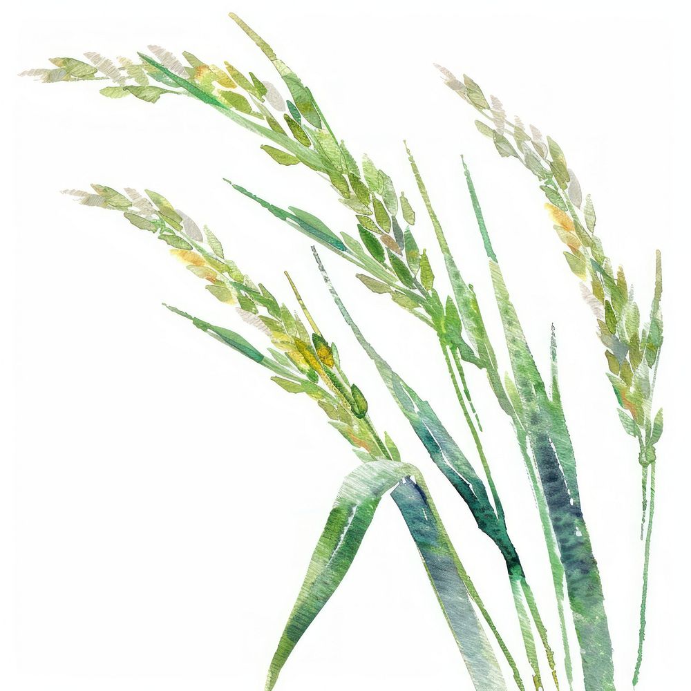 Rice vegetation agropyron produce.