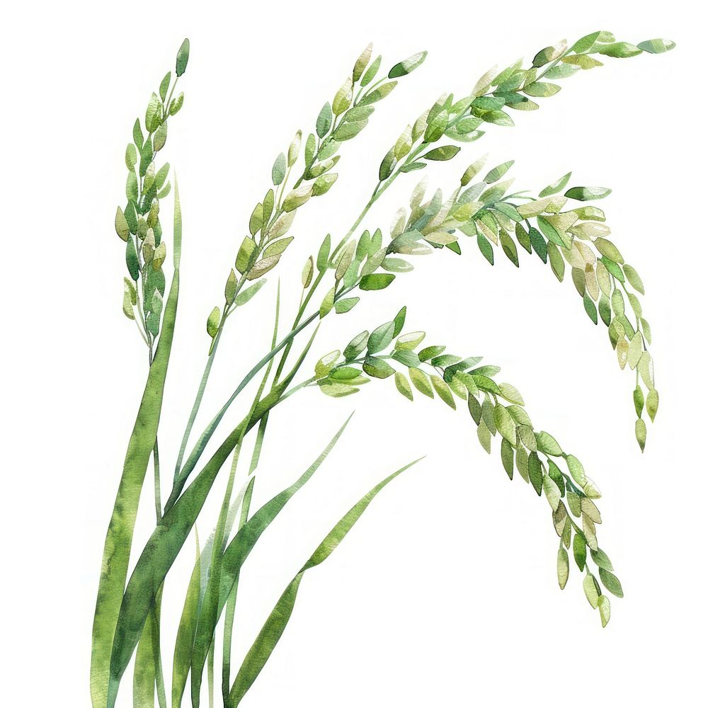 Rice vegetation agropyron produce.
