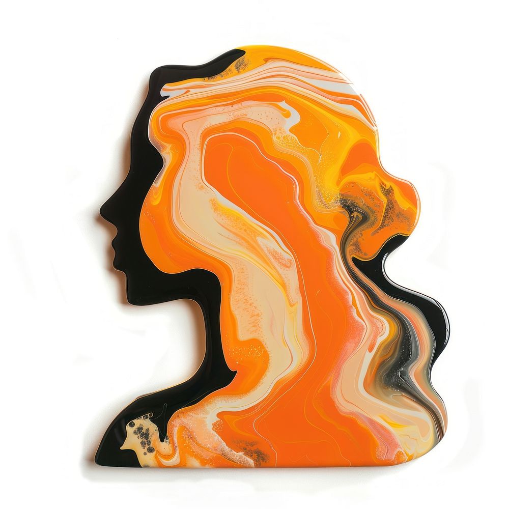 Acrylic pouring woman accessories accessory gemstone.