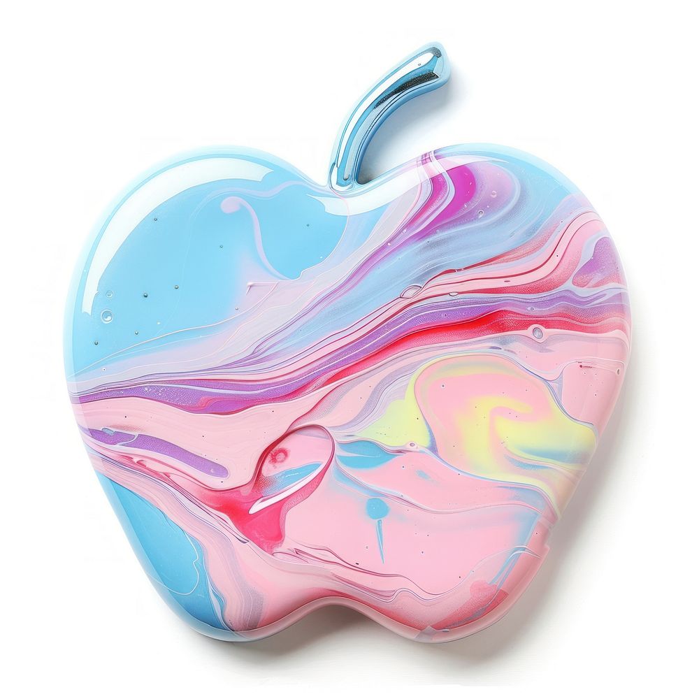 Acrylic pouring apple accessories accessory jewelry.