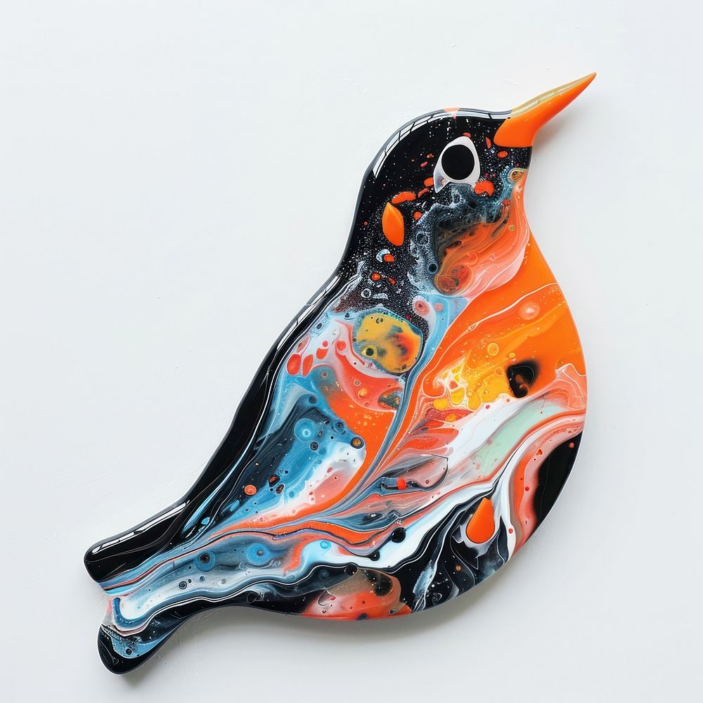 Acrylic pouring bird accessories accessory animal.