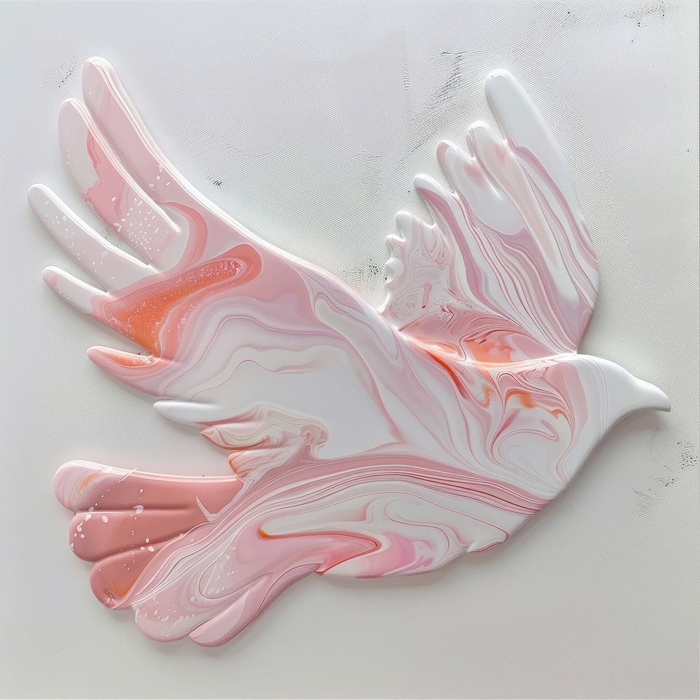 Acrylic pouring eagle accessories accessory art.