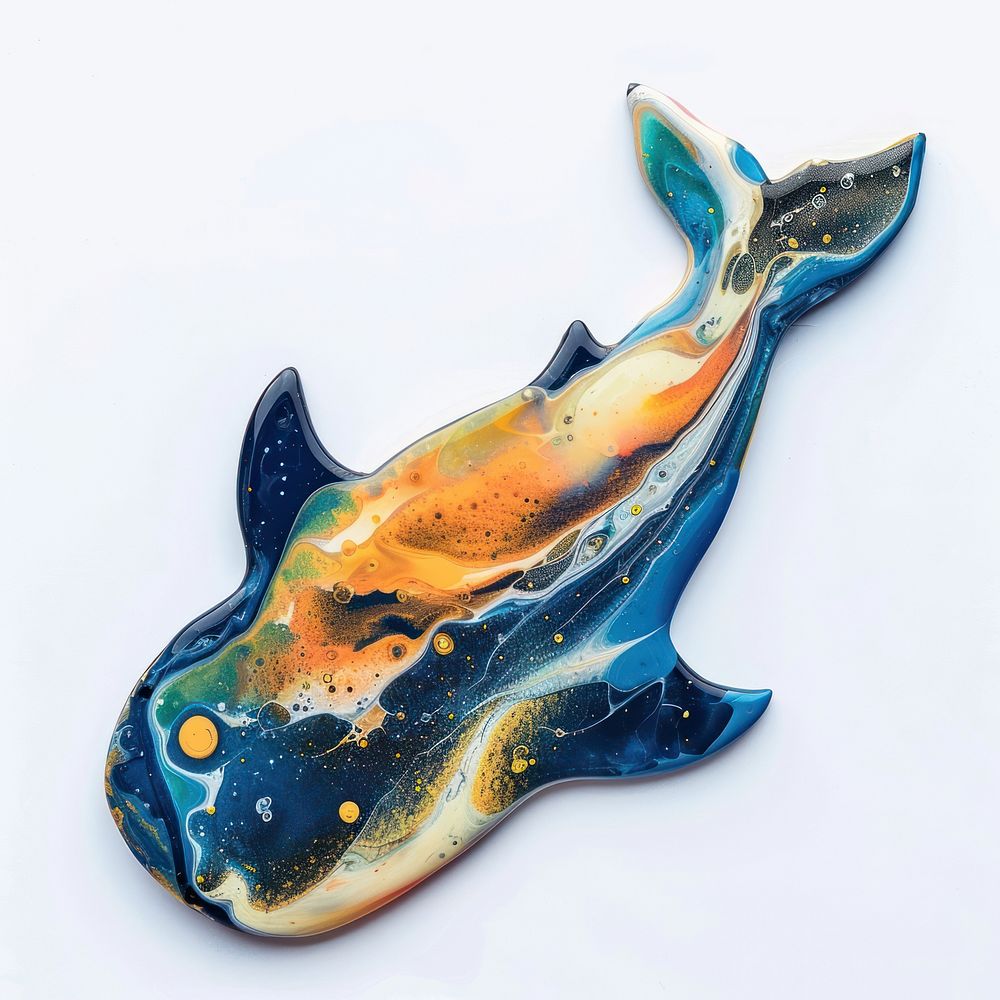 Acrylic pouring fish accessories accessory ornament.
