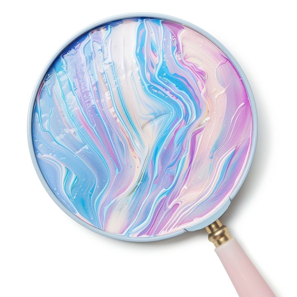 Acrylic pouring magnifying glass accessories accessory plate.