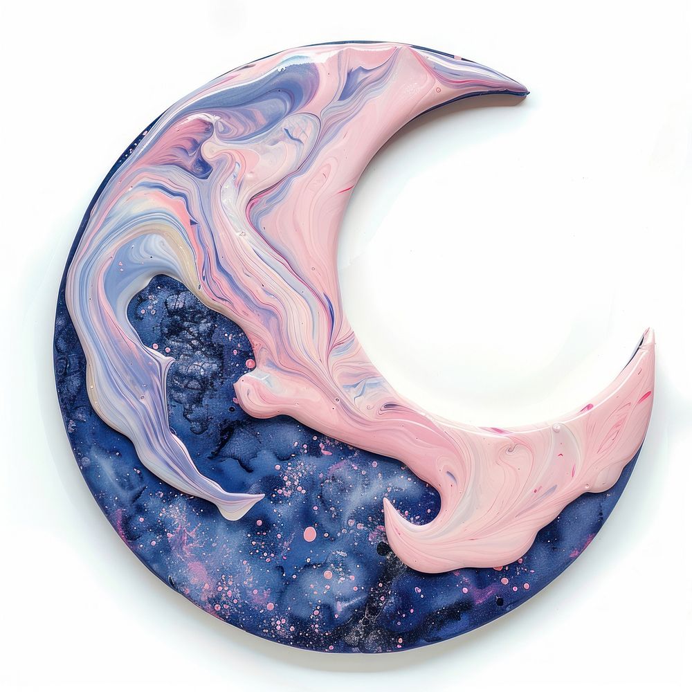 Acrylic pouring moon accessories accessory astronomy.