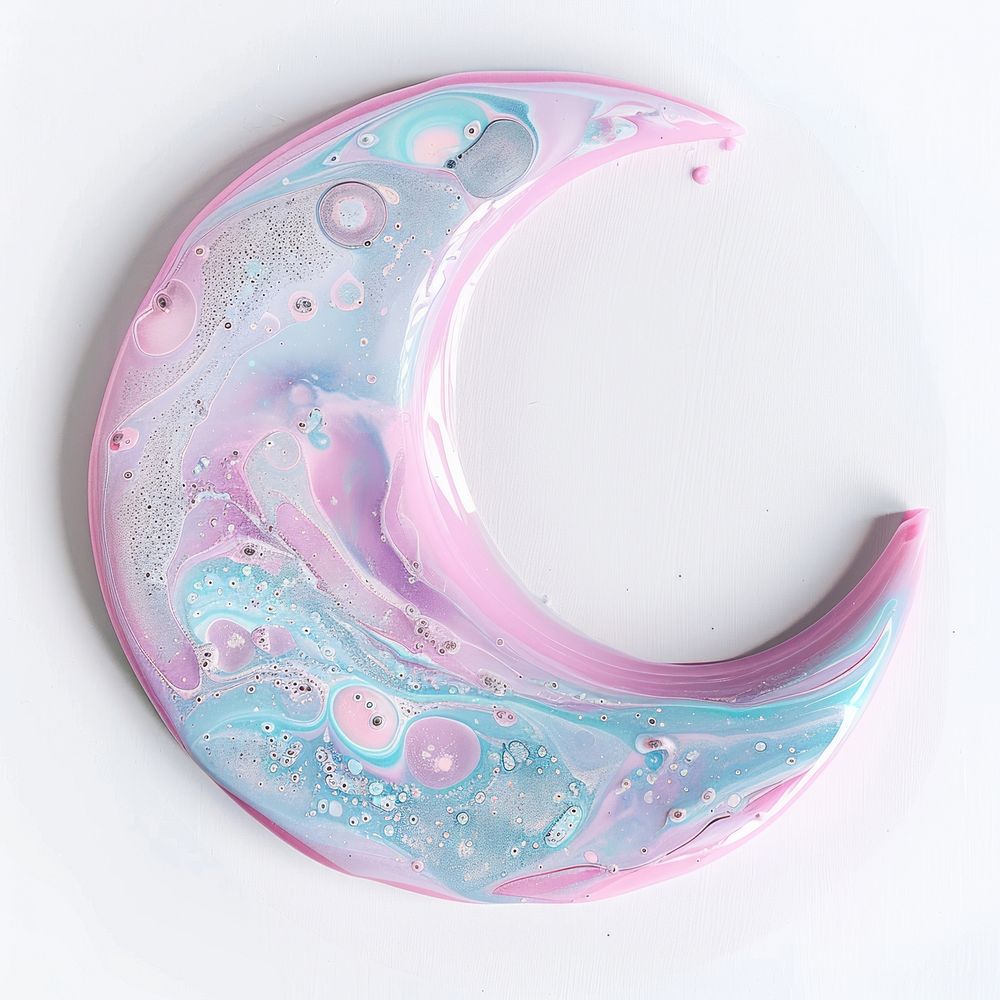 Acrylic pouring moon accessories accessory astronomy.