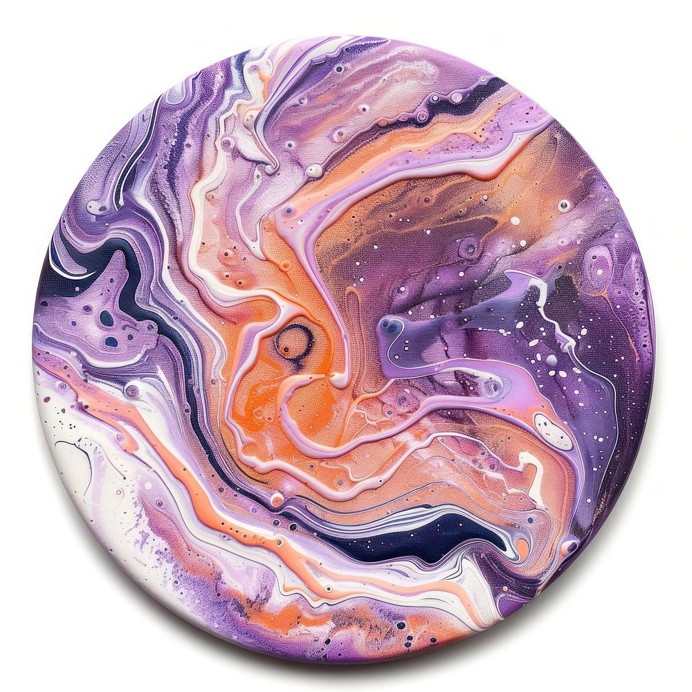 Acrylic pouring planet accessories accessory gemstone.
