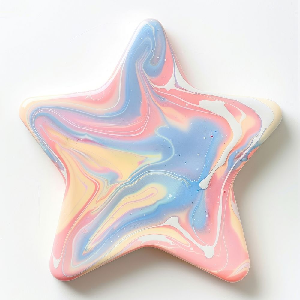 Acrylic pouring star accessories accessory gemstone.