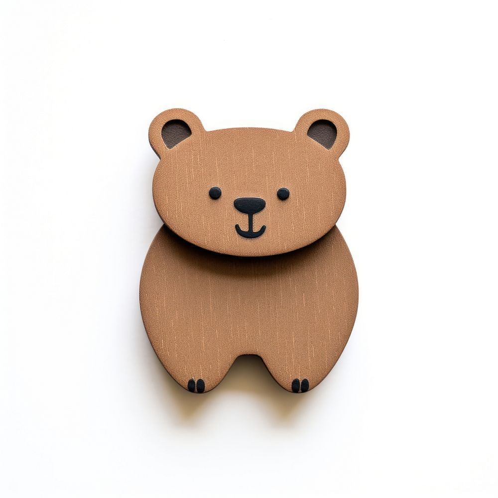 Brooch of bear confectionery accessories accessory.