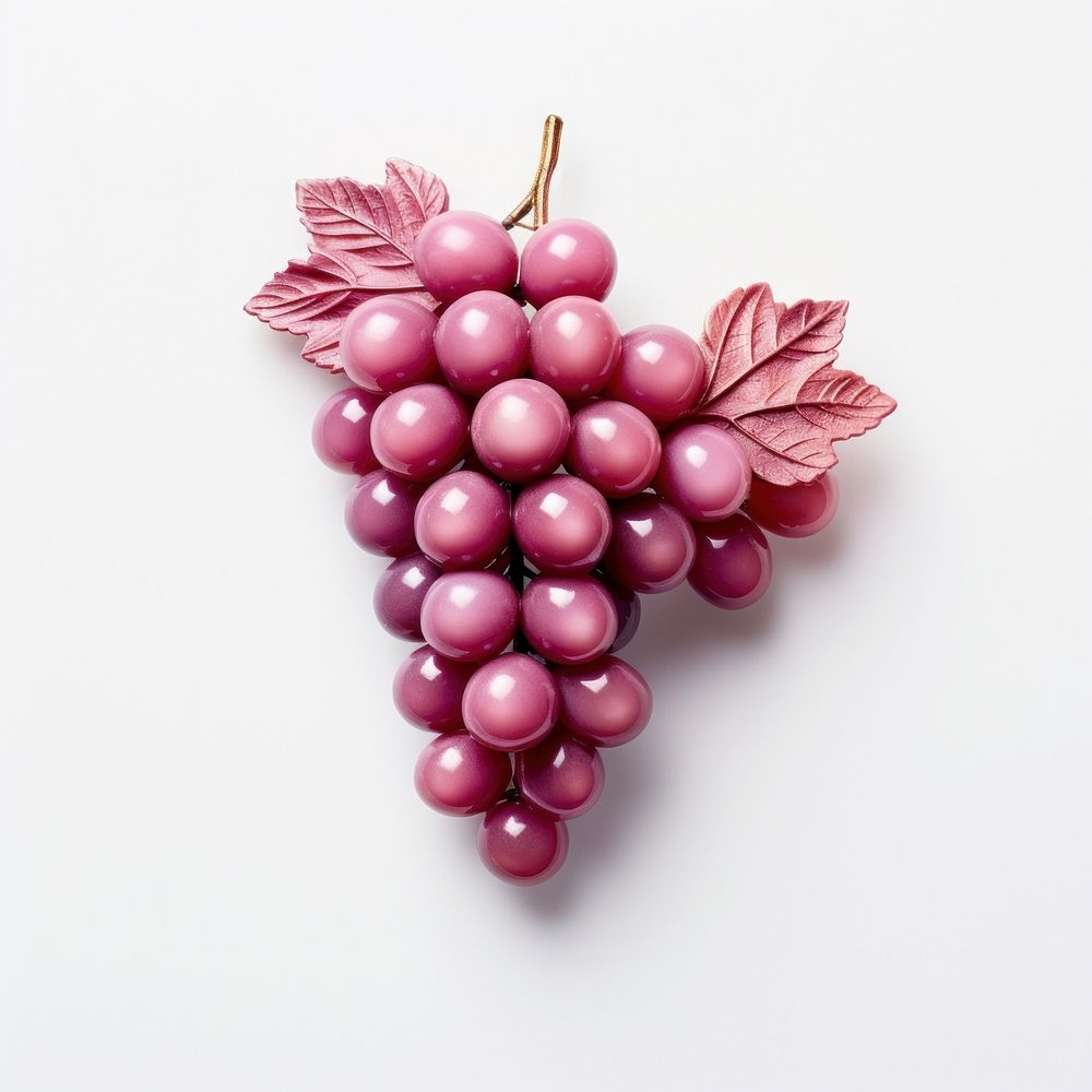 Brooch of grapes produce candle fruit.