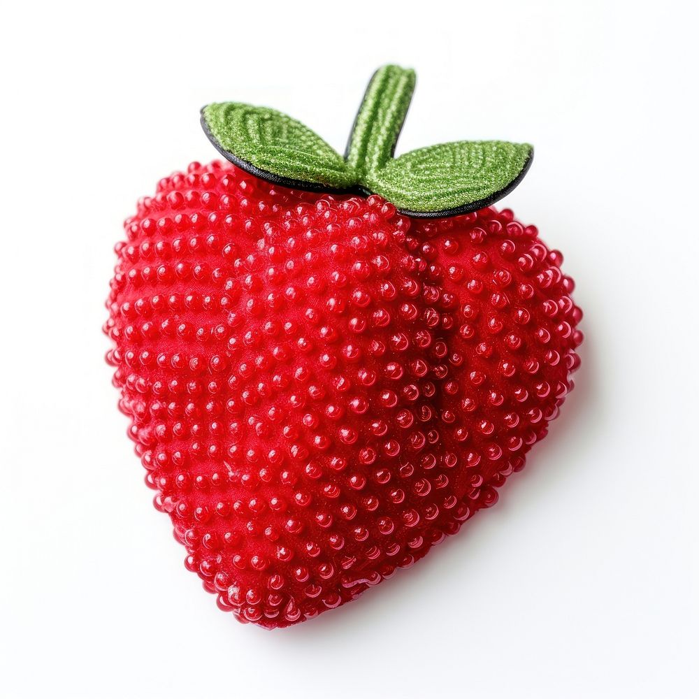 Brooch of Strawberry strawberry produce ketchup.