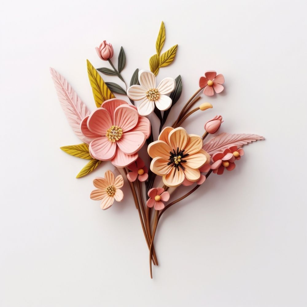 Brooch of flower bouquet accessories accessory blossom.