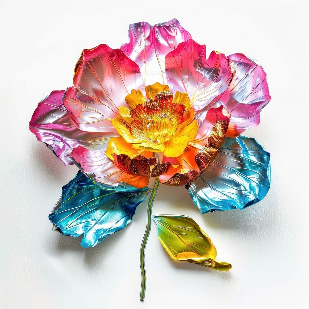 Peony made from polyethylene accessories accessory graphics.