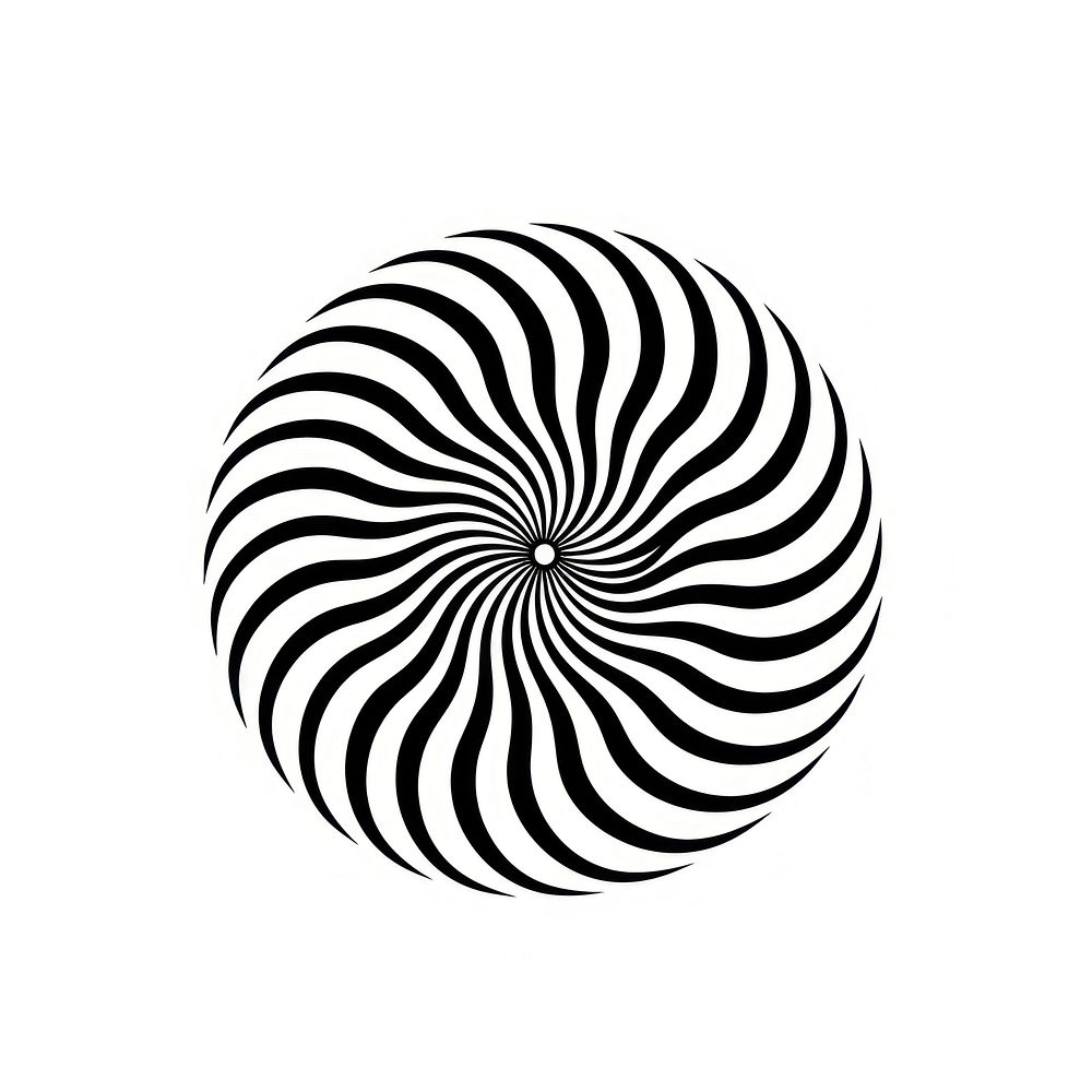 Surreal aesthetic turbine logo wildlife spiral animal.